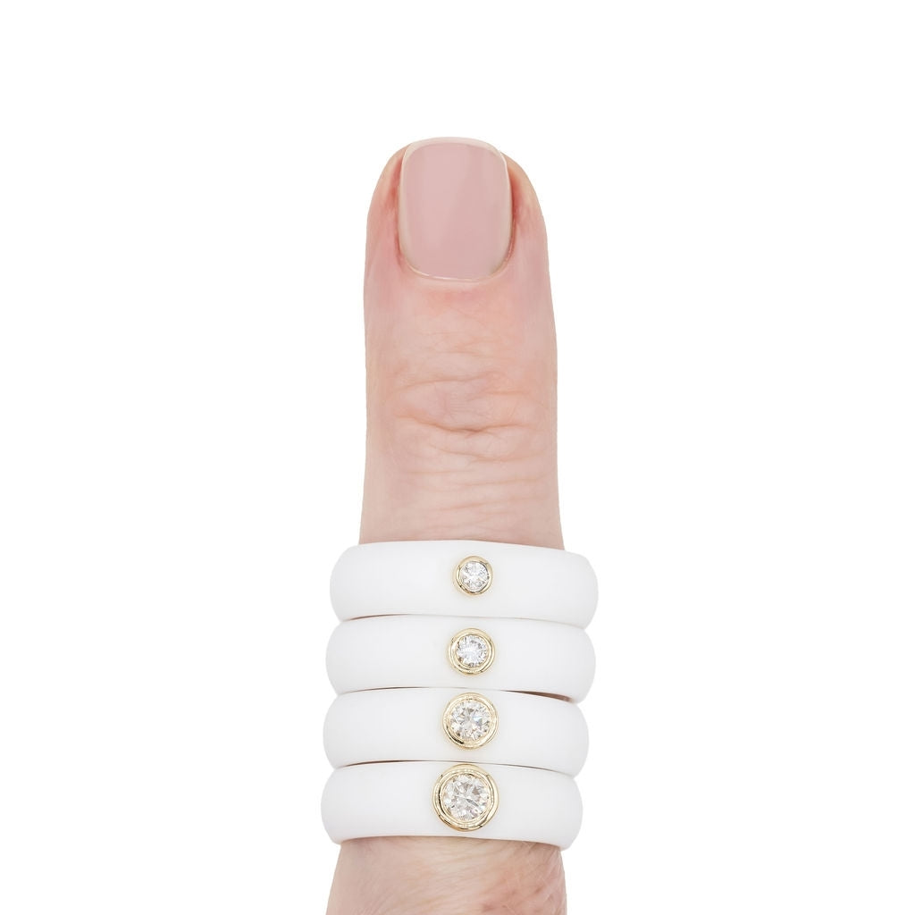 Purple Diamond Silicone Ring