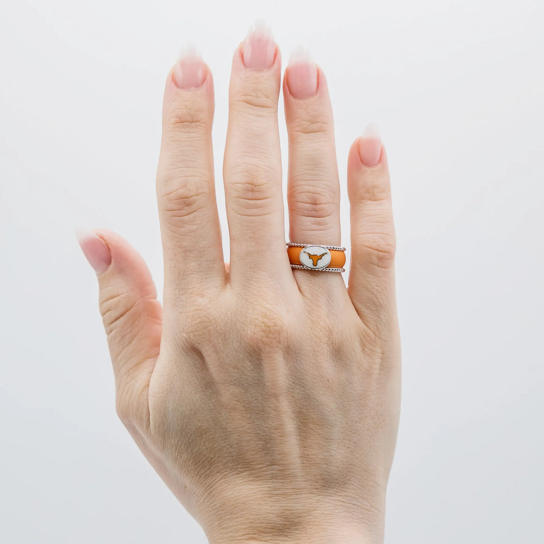 Official Licensed Texas Longhorn Silicone Ring Casual Carats