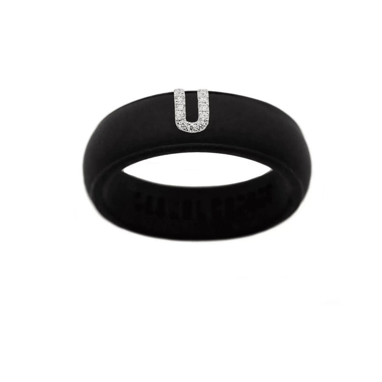 “U” Diamond Initial - Size 5