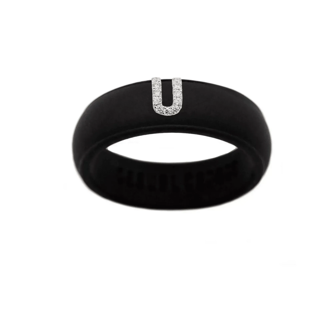 “U” Diamond Initial - Size 5