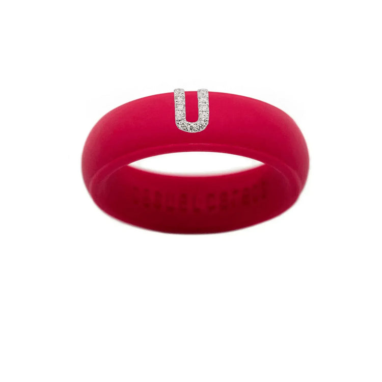 “U” Diamond Initial - Size 4
