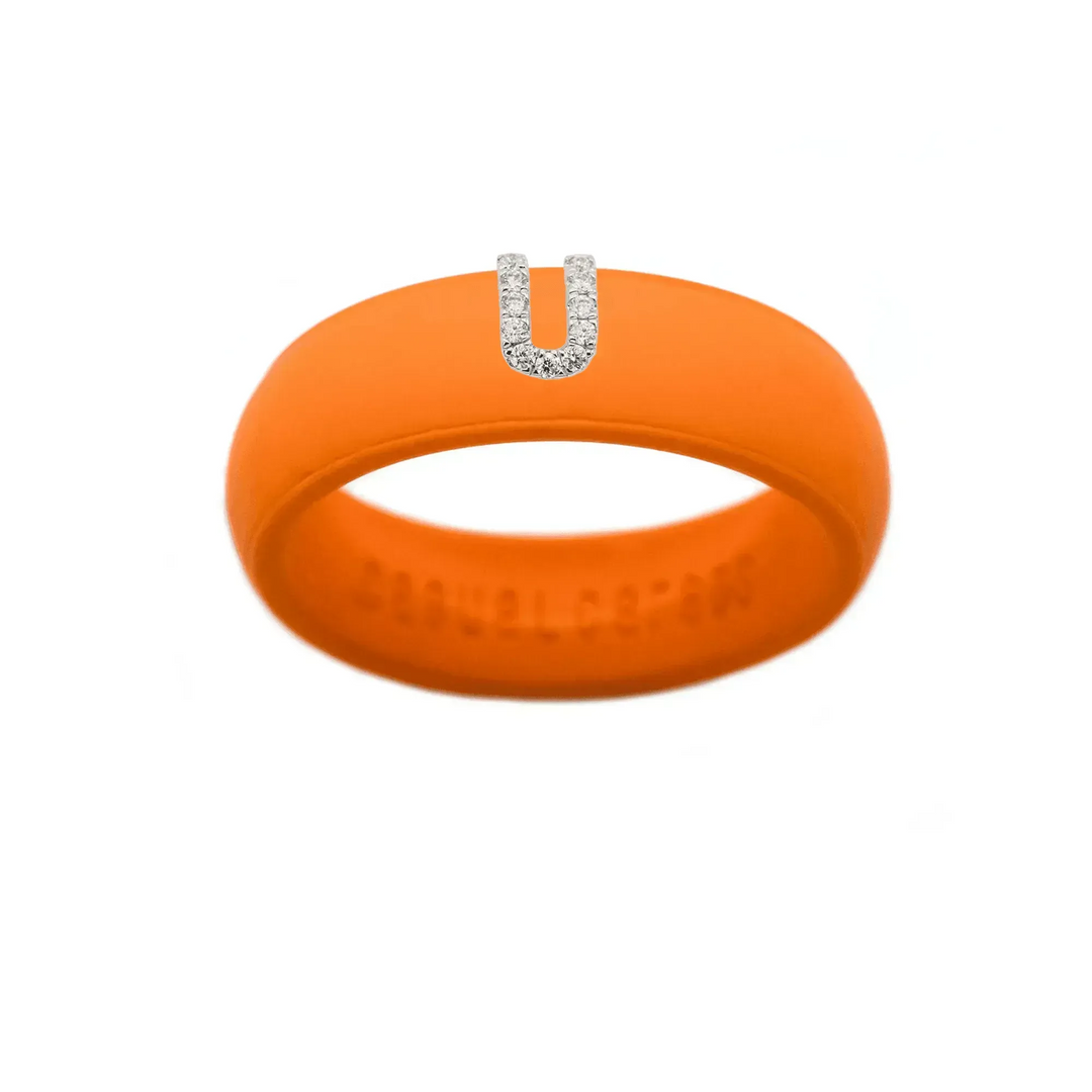 “U” Diamond Initial - Size 4