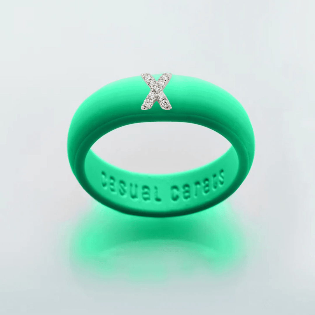 "X"  Diamond Initial