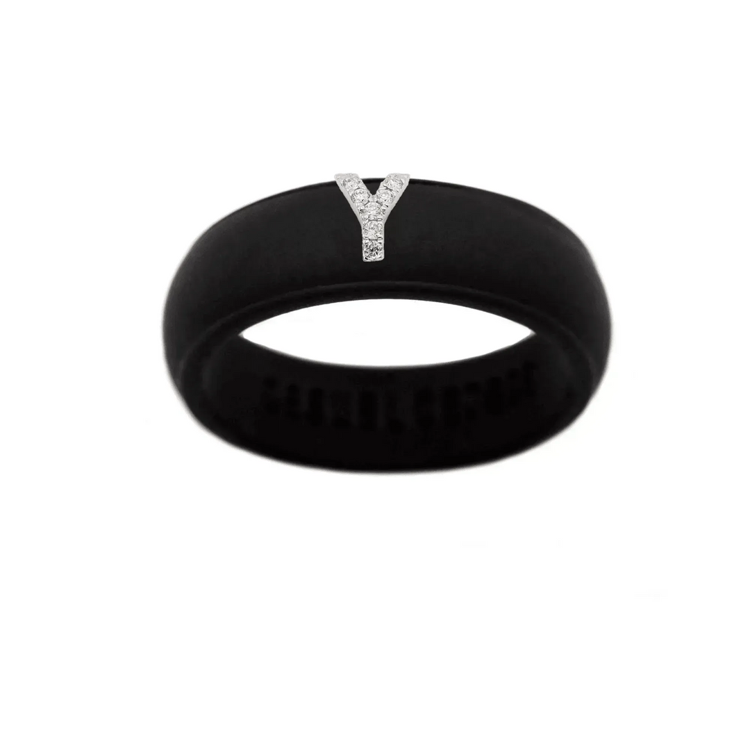 “Y” Diamond Initial - Size 4