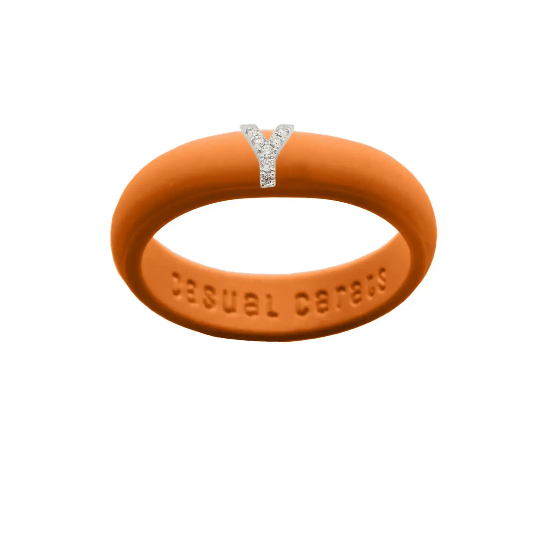 “Y” Diamond Initial - Size 4