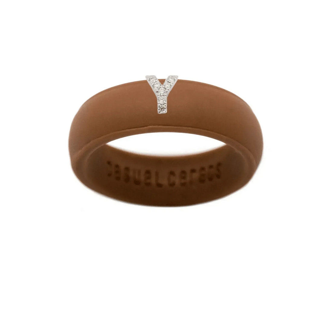 “Y” Diamond Initial - Size 4