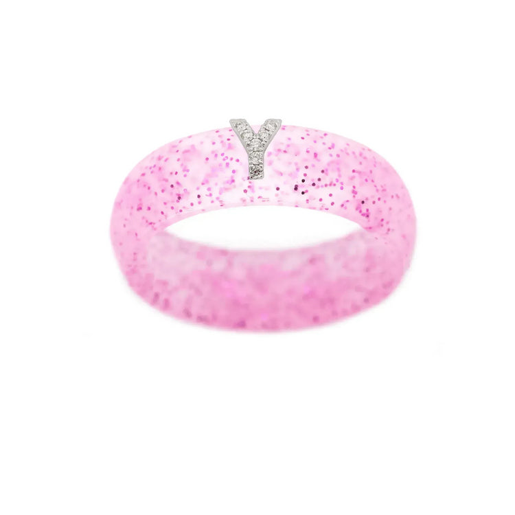 “Y” Diamond Initial - Size 4