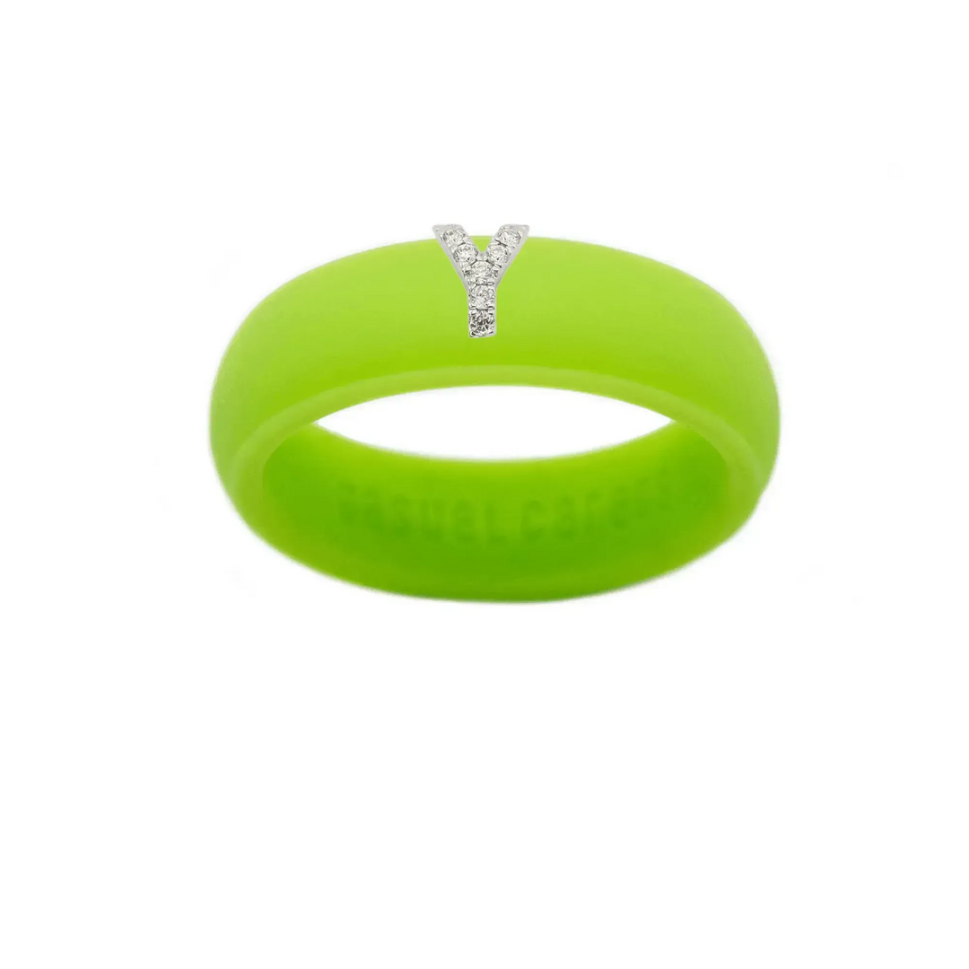 “Y” Diamond Initial - Size 4