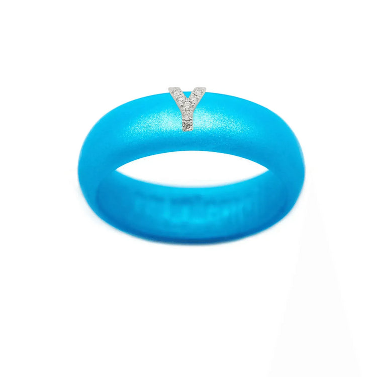 “Y” Diamond Initial - Size 4