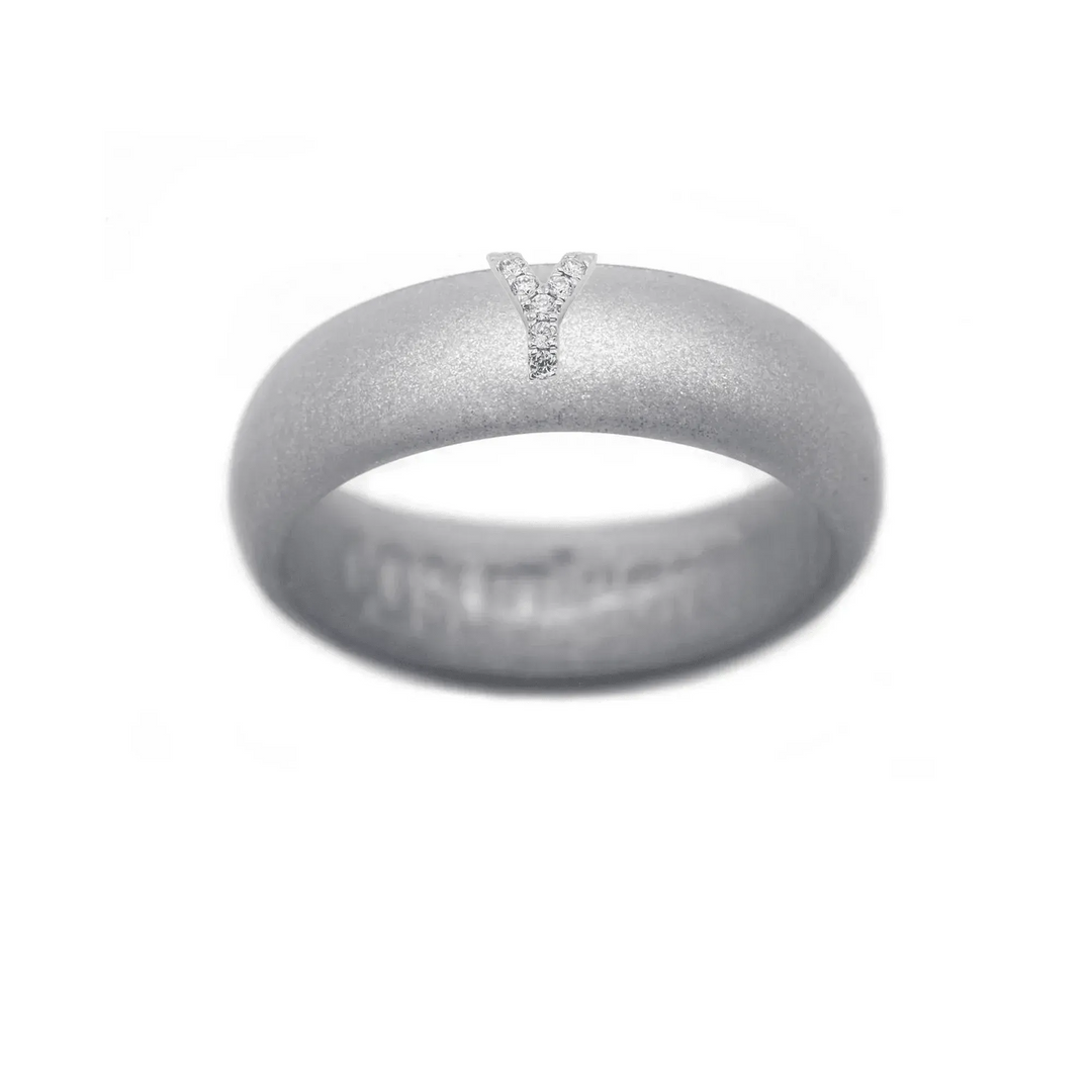 “Y” Diamond Initial - Size 4