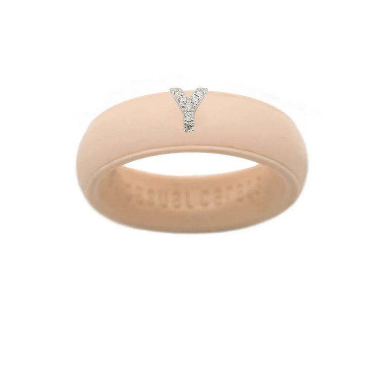 “Y” Diamond Initial - Size 4