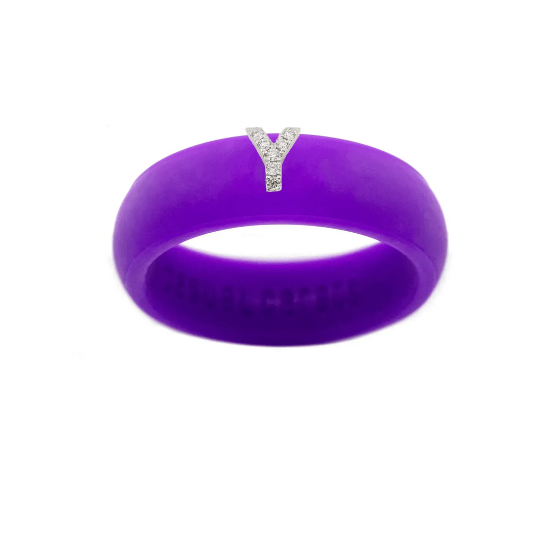 “Y” Diamond Initial - Size 4