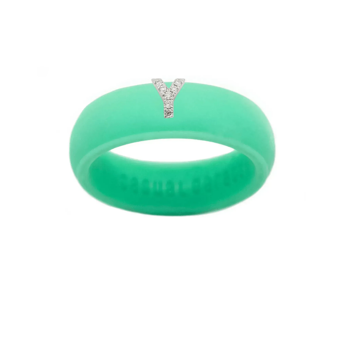 “Y” Diamond Initial - Size 4