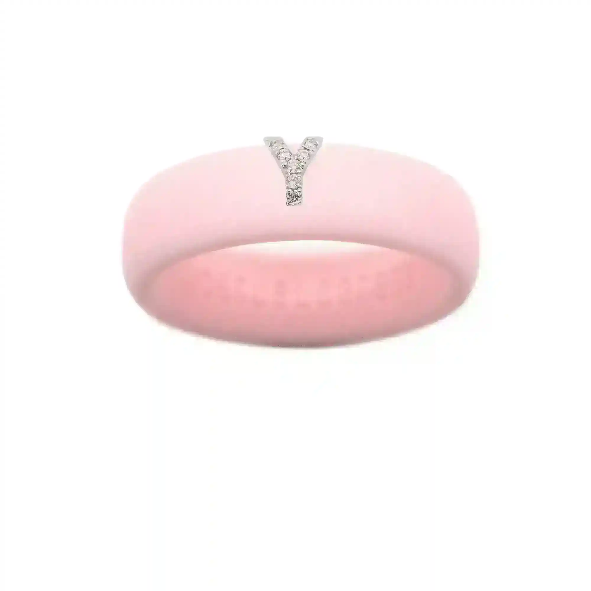 “Y” Diamond Initial - Size 9