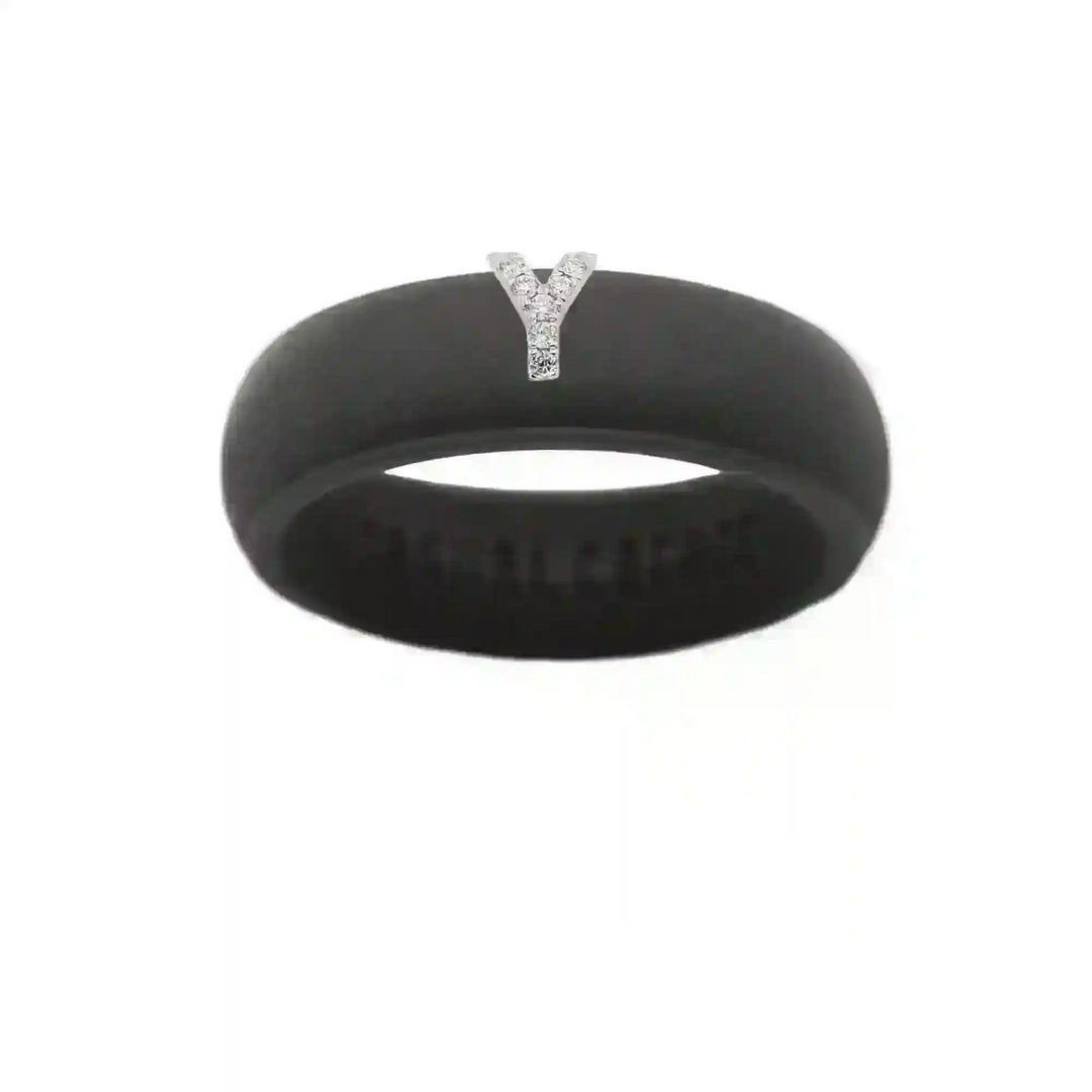 “Y” Diamond Initial - Size 6
