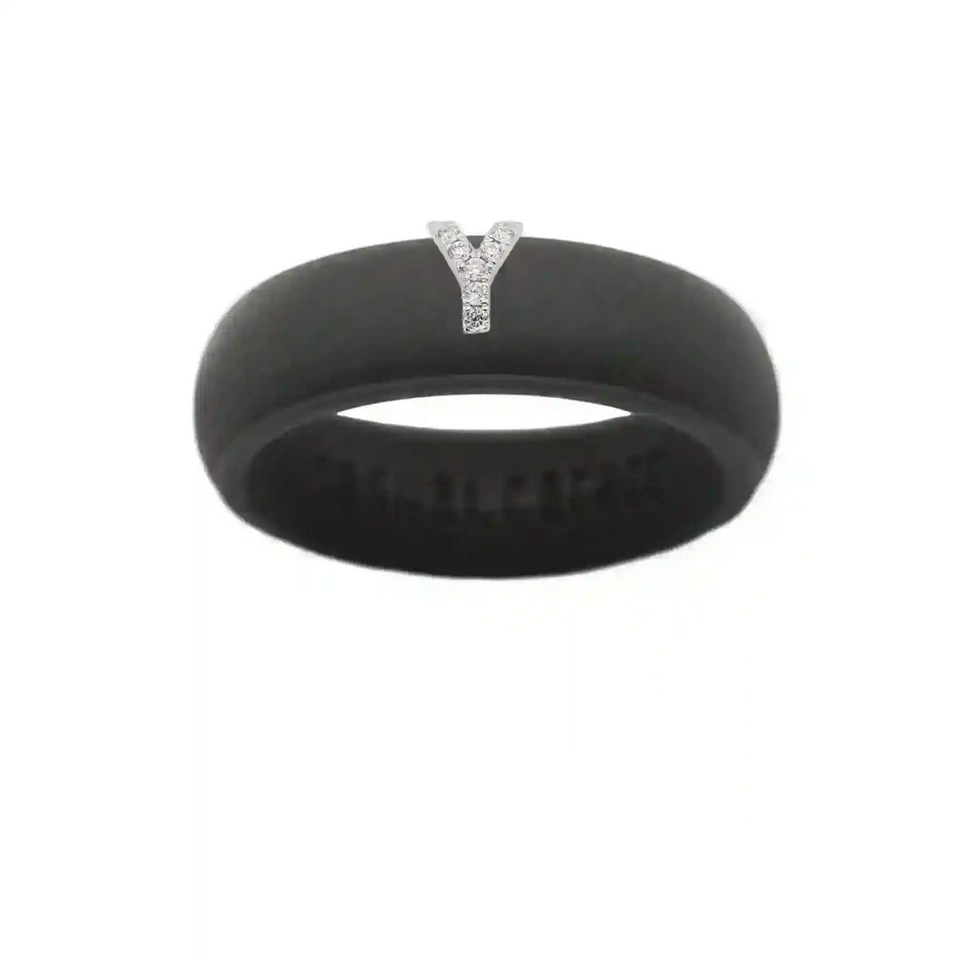 “Y” Diamond Initial - Size 9