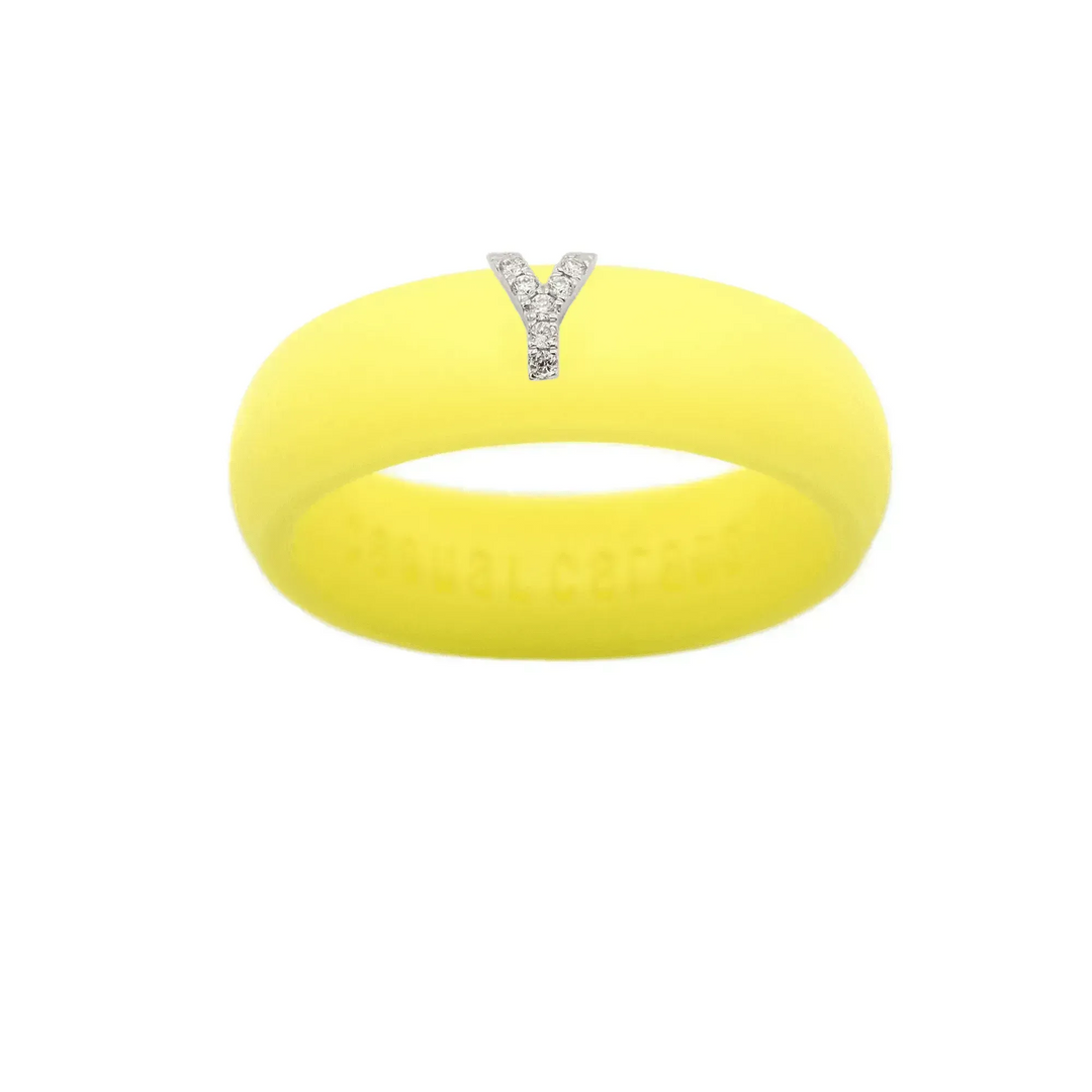 “Y” Diamond Initial - Size 4