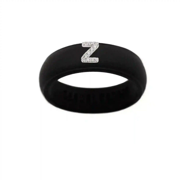 “Z” Diamond Initial - Size 9