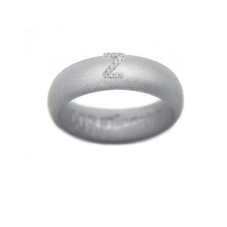 “Z” Diamond Initial - Size 7