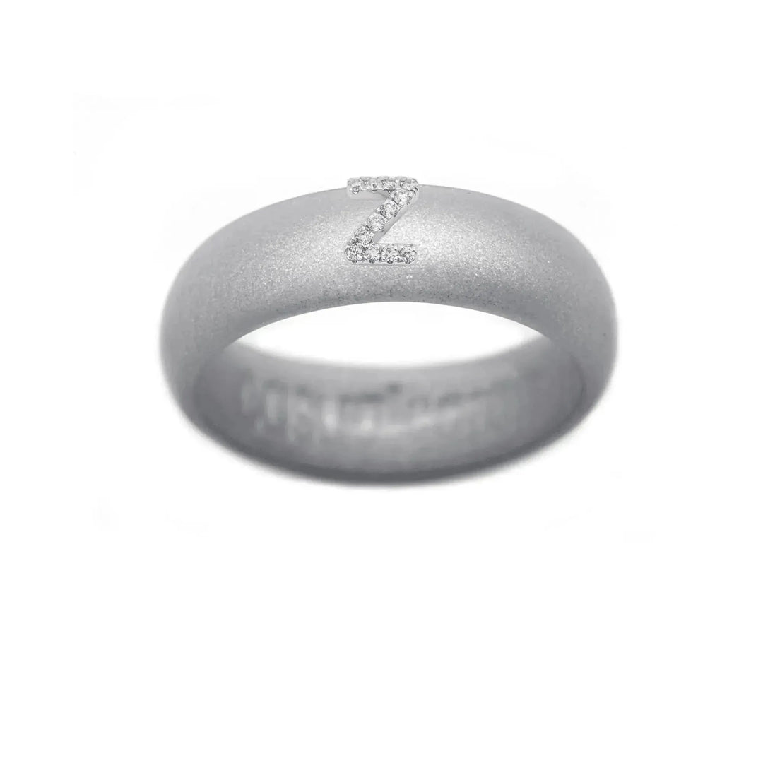 “Z” Diamond Initial - Size 7