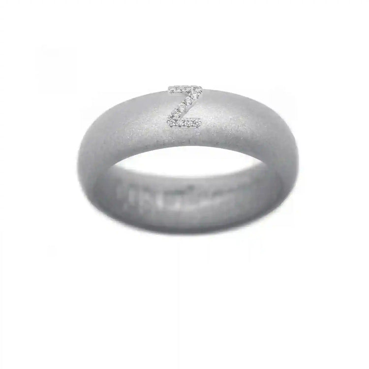 “Z” Diamond Initial - Size 9