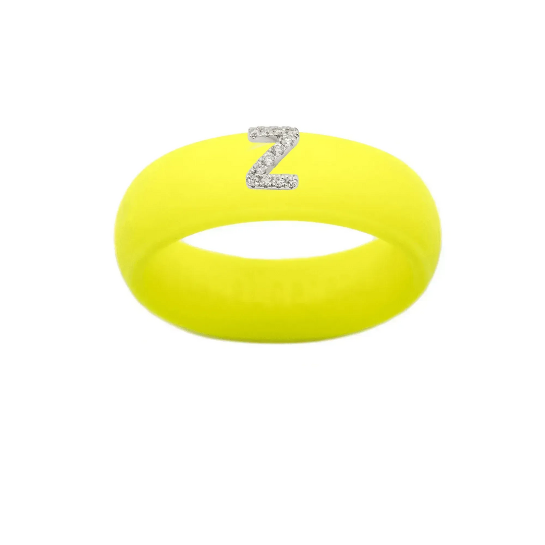 “Z” Diamond Initial - Size 7