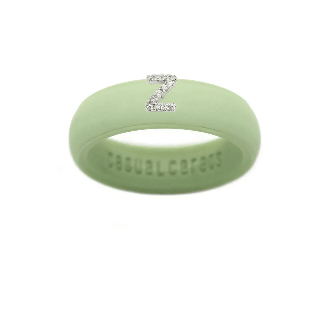 “Z” Diamond Initial - Size 7