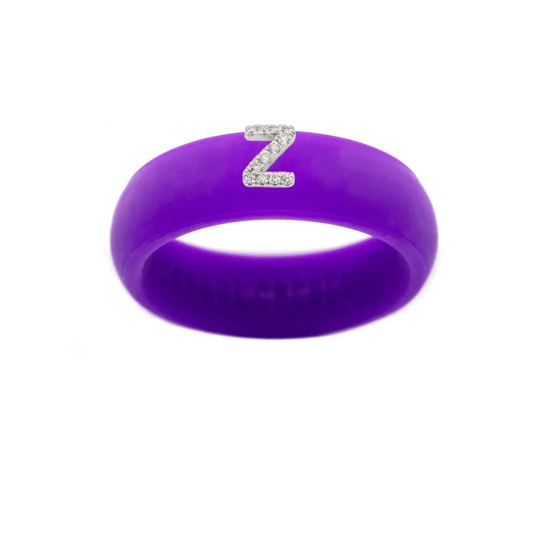 “Z” Diamond Initial - Size 7