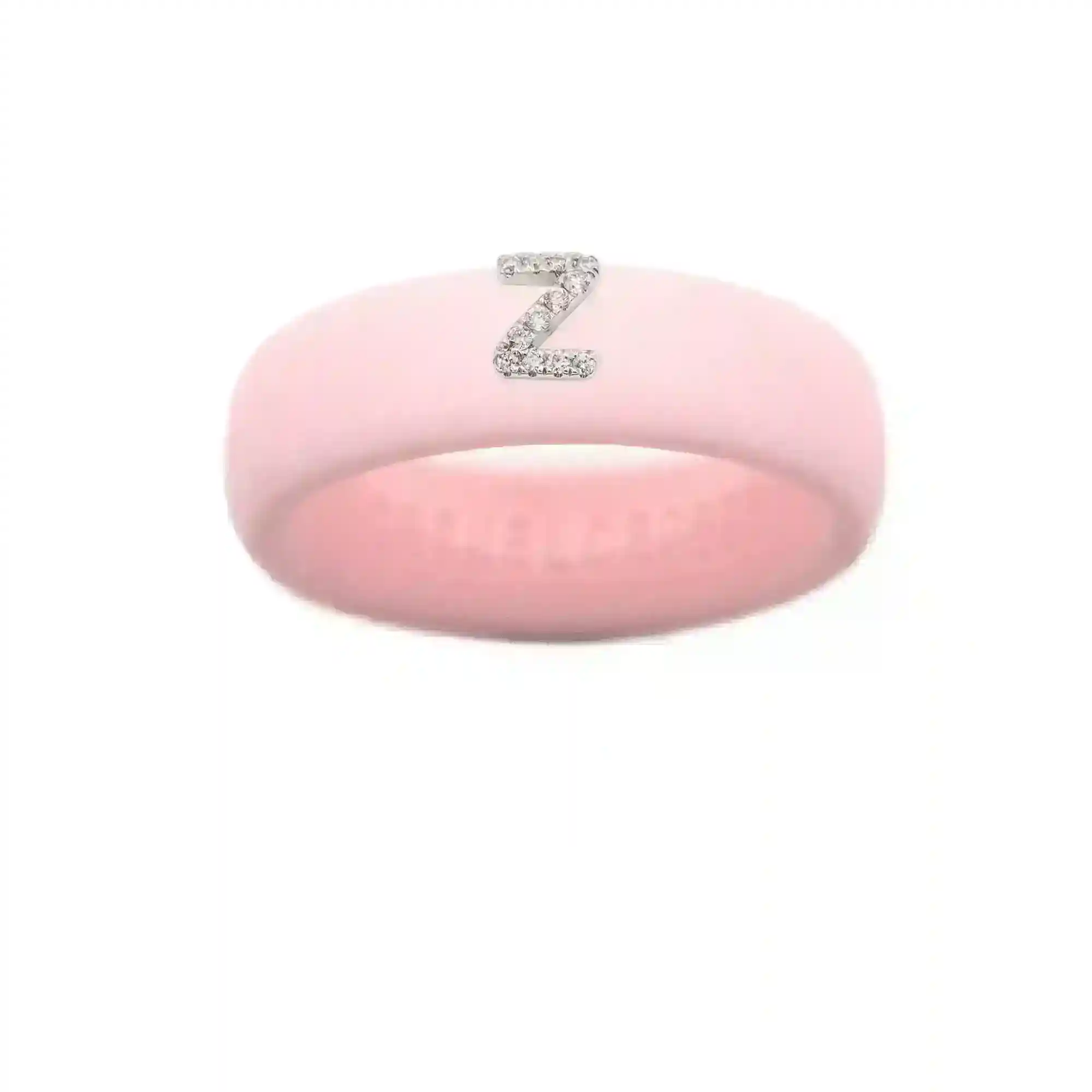 “Z” Diamond Initial - Size 7