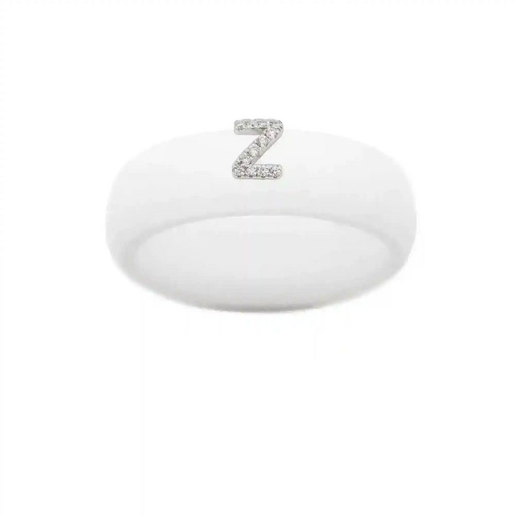 “Z” Diamond Initial - Size 9