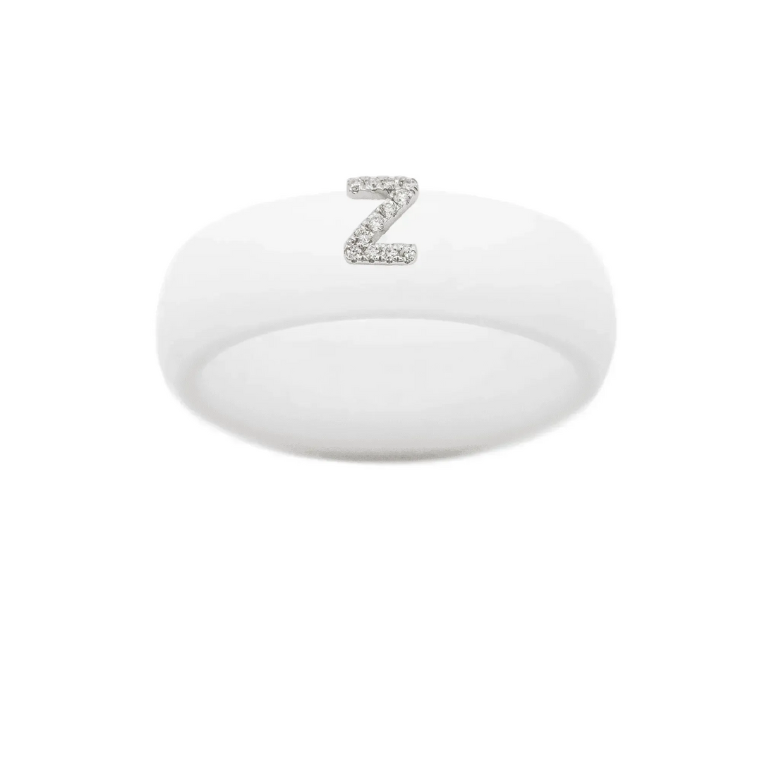 “Z” Diamond Initial - Size 7