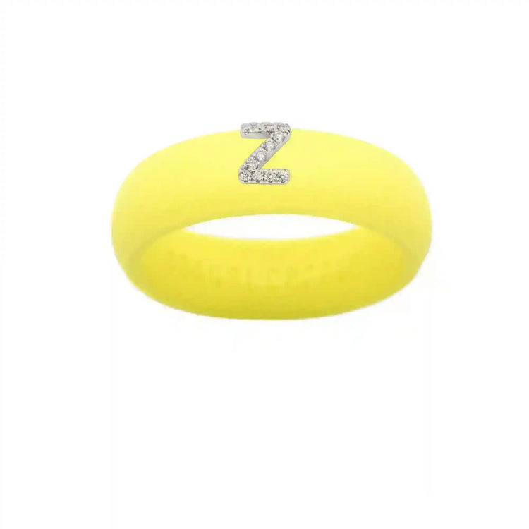 “Z” Diamond Initial - Size 9