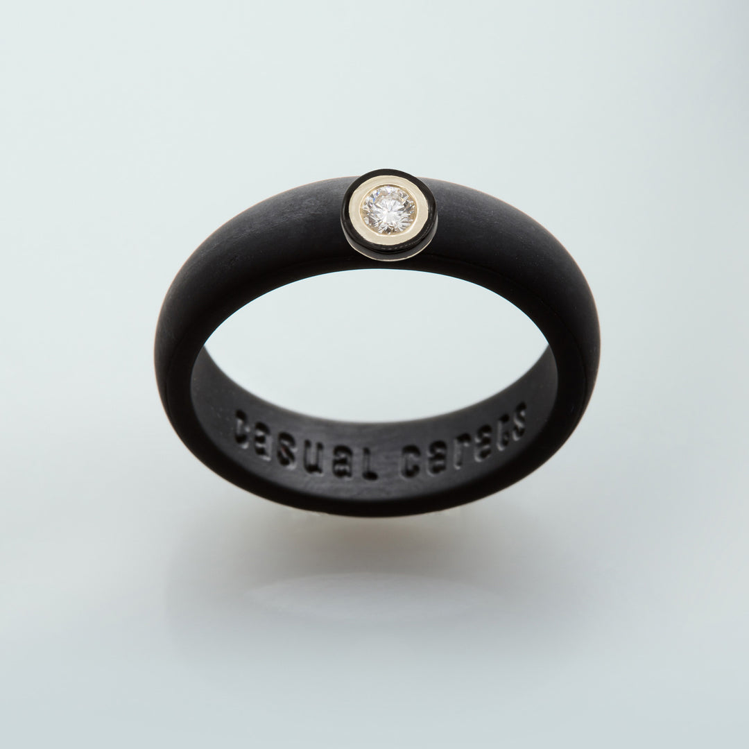 14K Black Ceramic Bezel