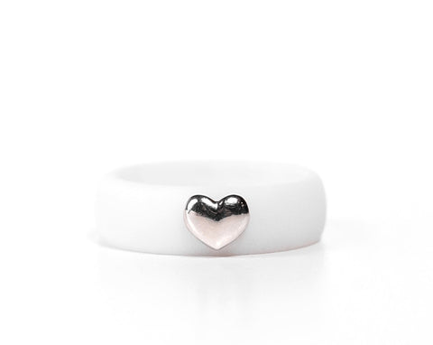 Sterling Silver Puffy Heart