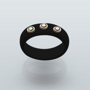 3 Stone Silicone Ring