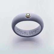 Lavender Diamond Silicone Ring