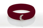 Moon with Diamonds Silicone Ring