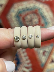 Black Diamond Silicone Ring