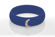 Moon with Diamonds Silicone Ring