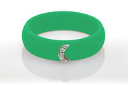 Moon with Diamonds Silicone Ring