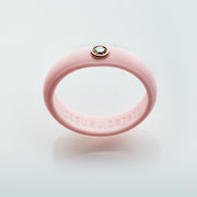 Sakura Pink Diamond Silicone Ring